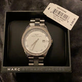 Marc Jacobs Henry Diamonds White Dial Silver Steel Strap Watch for Women - MBM3044 Buy Now By Marc Jacobs
