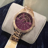 Michael Kors Lauryn Pink Dial Rose Gold Steel Strap Watch for Women - MK3722 Buy Now By Michael Kors