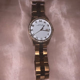 Marc Jacobs Henry Diamonds White Dial Rose Gold Steel Strap Watch for Women - MBM3079 Buy Now By Marc Jacobs