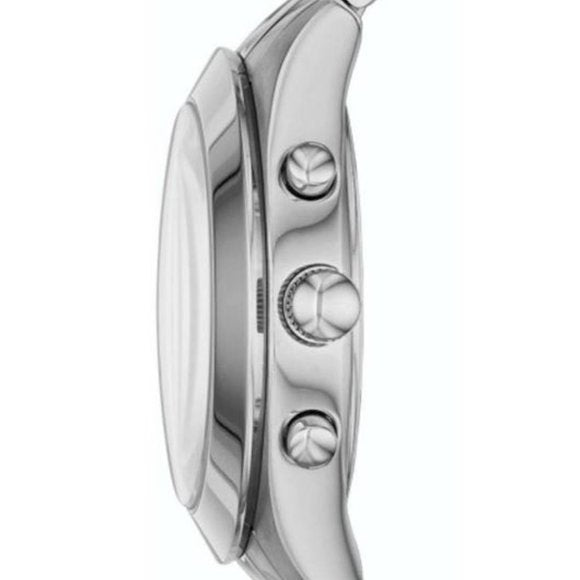 Marc Jacobs Peeker Chronograph Silver Dial Silver Steel Strap Watch for Women - MBM3371 Buy Now By Marc Jacobs