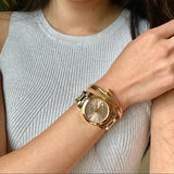 Burberry The City Rose Gold Dial Rose Gold Steel Strap Watch for Women - BU9135 Buy Now By Burberry