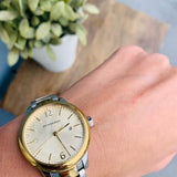Burberry The Classic Champagne Gold Dial Two Tone Steel Strap Watch for Women - BU10118 Buy Now By Burberry