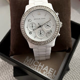Michael Kors Runway White Dial White Steel Strap Watch for Women - MK5188 Buy Now By Michael Kors