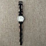 Burberry The City White Dial Black Haymarket Leather Strap Watch for Women - BU9150 Buy Now By Burberry