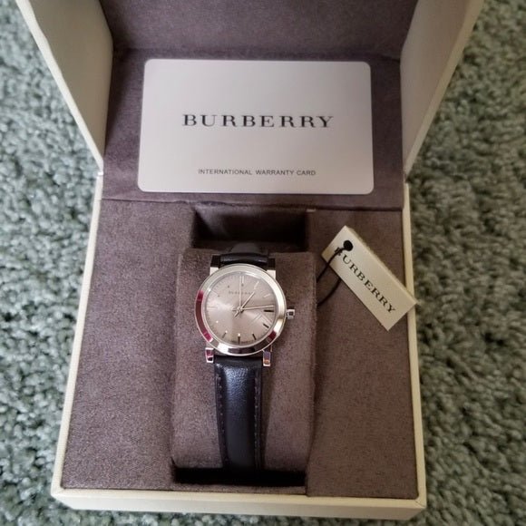 Burberry The City Beige Dial Brown Leather Strap Watch for Women - BU9208 Buy Now By Burberry