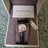 Burberry The City Beige Dial Brown Leather Strap Watch for Women - BU9208 Buy Now By Burberry