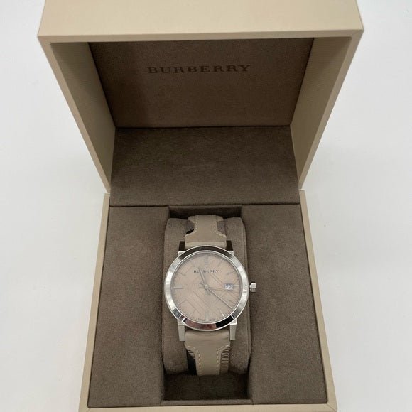 Burberry The City Beige Dial Tan Leather Strap Watch for Women - BU9021 Buy Now By Burberry