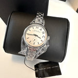 Marc Jacobs Sally White Dial Silver Steel Strap Watch for Women - MBM8642 Buy Now By Marc Jacobs