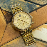 Michael Kors Sawyer White Dial Gold Steel Strap Watch for Women - MK6362 Buy Now By Michael Kors