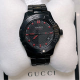 Gucci G Timeless Sport Black Dial Black Steel Strap Watch For Men - YA126230 Buy Now By Gucci
