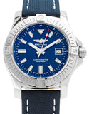 Breitling Avenger Automatic 43 Blue Dial Blue Nylon Strap Watch for Men - A17318101C1X1 Buy Now By Breitling