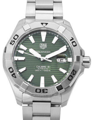Tag Heuer Aquaracer Green Dial Watch for Men - WAY2015.BA0927 Buy Now By Tag Heuer