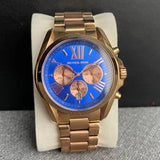Michael Kors Bradshaw Quartz Blue Dial Rose Gold Steel Strap Watch For Women - MK5951 Buy Now By Michael Kors