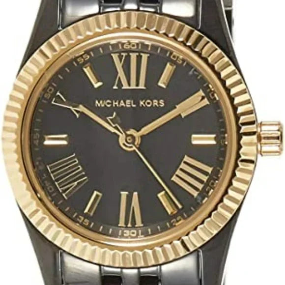 Michael Kors Lexington Quartz Black Dial Black Steel Strap Watch for Women - MK3299 Buy Now By Michael Kors