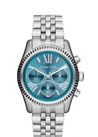 Michael Kors Lexington Chronograph Blue Dial Silver Steel Strap Watch For Women - MK5887 Buy Now By Michael Kors