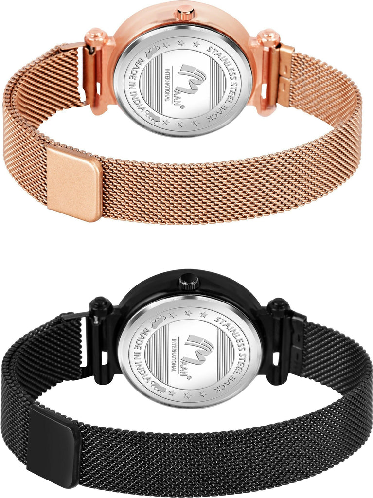 Emporio Armani Gianni T Bar Mother of Pearl Dial Rose Gold Mesh Bracelet Watch For Women - AR11320 Buy Now By Emporio Armani