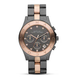 Marc Jacobs Blade Chronograph Grey Dial Two Tone Steel Strap Watch for Women - MBM3180 Buy Now By Marc Jacobs