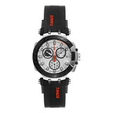 Tissot T Race Chronograph White Dial Black Silicone Strap Watch For Men - T115.417.27.011.00 Buy Now By Tissot