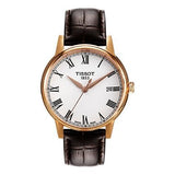 Tissot T Classic Carson White Dial Brown Leather Strap Watch For Men - T085.410.36.013.00 Buy Now By Tissot