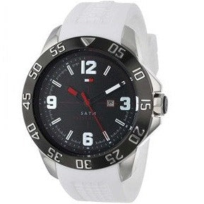 Tommy Hilfiger Sport Black Dial White Rubber Strap Watch for Men - 1790986 Buy Now By Tommy Hilfiger