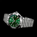 Breitling Chronomat GMT 40 Green Dial Silver Steel Strap Watch for Men - A32398101L1A1 Buy Now By Breitling
