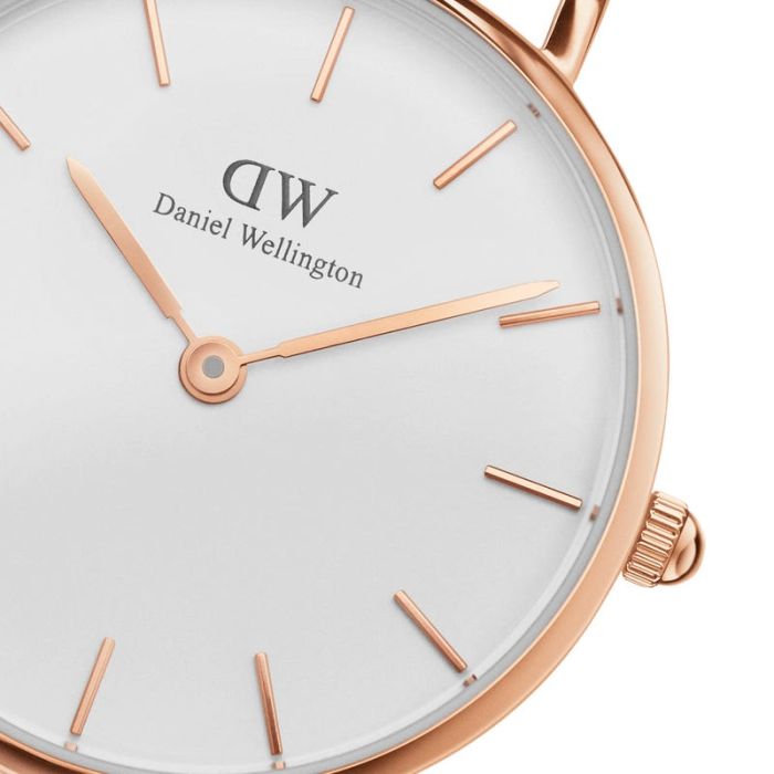 Daniel Wellington Classic Dover White Dial White Nylon Strap Watch For Women - DW00100309 Buy Now By Daniel Wellington