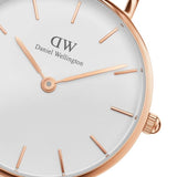 Daniel Wellington Classic Dover White Dial White Nylon Strap Watch For Women - DW00100309 Buy Now By Daniel Wellington