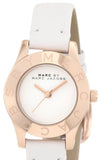 Marc Jacobs Mini Blade White Dial White Leather Strap Watch for Women - MBM1207 Buy Now By Marc Jacobs