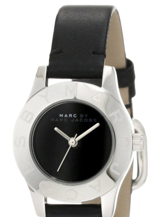 Marc Jacobs Blade Black Dial Black Leather Strap Watch for Women - MBM1211 Buy Now By Marc Jacobs