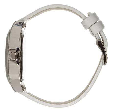 Marc Jacobs Henry Skeleton White Dial White Leather Strap Watch for Women - MBM1241 Buy Now By Marc Jacobs