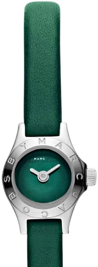 Marc Jacobs Blade Green Dial Green Leather Strap Watch for Women - MBM1341 Buy Now By Marc Jacobs