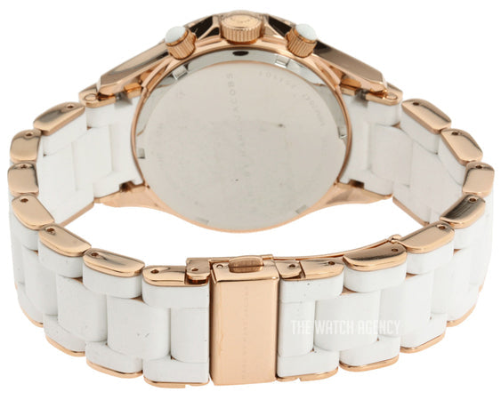 Marc Jacobs Rock Chronograph White Dial White Silicone Strap Watch for Women - MBM2547 Buy Now By Marc Jacobs