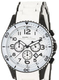 Marc Jacobs Rock Chronograph White Dial White Silicone Strap Watch for Women - MBM2574 Buy Now By Marc Jacobs