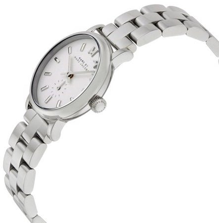 Marc Jacobs Baker White Dial Silver Steel Strap Watch for Women - MBM3246 Buy Now By Marc Jacobs