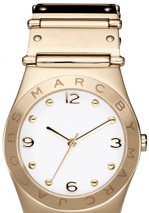 Marc Jacobs Amy White Dial Gold Steel Strap Watch for Women - MBM8519 Buy Now By Marc Jacobs