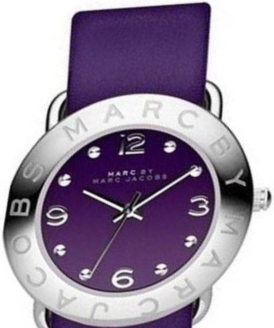 Marc Jacobs Marc Purple Dial Purple Leather Strap Watch for Women - MBM8530 Buy Now By Marc Jacobs
