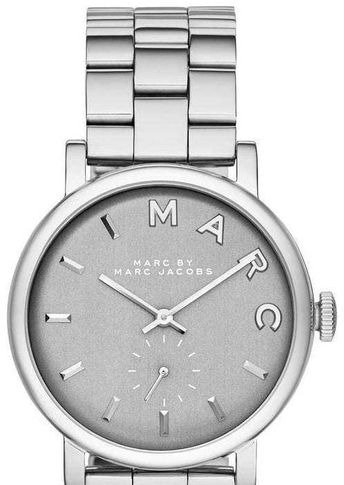 Marc Jacobs Baker Grey Dial Silver Steel Strap Watch for Women - MBM8630 Buy Now By Marc Jacobs