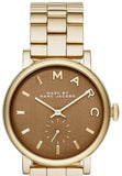 Marc Jacobs Baker Brown Dial Gold Steel Strap Watch for Women - MBM8631 Buy Now By Marc Jacobs