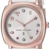 Marc Jacobs Mandy White Dial White Leather Strap Watch for Women - MJ8678 Buy Now By Marc Jacobs