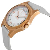 Marc Jacobs Baby Dave White Dial White Leather Strap Watch for Women - MBM1260 Buy Now By Marc Jacobs