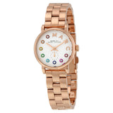 Marc Jacobs Baker Dexter White Dial Rose Gold Steel Strap Watch for Women - MBM3443 Buy Now By Marc Jacobs