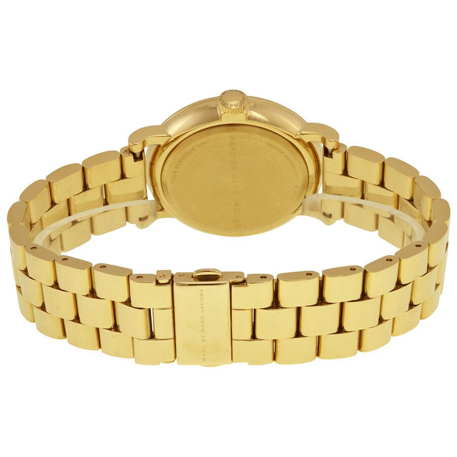 Marc Jacobs Baker Green Dial Gold Steel Strap Watch for Women - MBM3245 Buy Now By Marc Jacobs