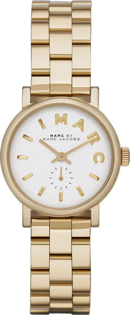 Marc Jacobs Baker White Dial Gold Steel Strap Watch for Women - MBM3247 Buy Now By Marc Jacobs