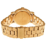 Marc Jacobs Baker Blue Dial Rose Gold Steel Strap Watch for Women - MBM3330 Buy Now By Marc Jacobs