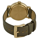 Marc Jacobs Baker Olive Green Dial Olive Green Leather Strap Watch for Women - MBM1328 Buy Now By Marc Jacobs