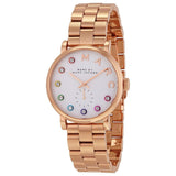 Marc Jacobs Baker White Dial Rose Gold Steel Strap Watch for Women - MBM3441 Buy Now By Marc Jacobs