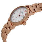 Marc Jacobs Baker White Dial Rose Gold Steel Strap Watch for Women - MBM3248 Buy Now By Marc Jacobs