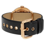 Marc Jacobs Amy Black Dial Black Leather Strap Watch for Women - MBM1225 Buy Now By Marc Jacobs