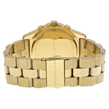 Marc Jacobs Blade Chronograph Black Dial Gold Steel Strap Watch for Women - MBM3309 Buy Now By Marc Jacobs