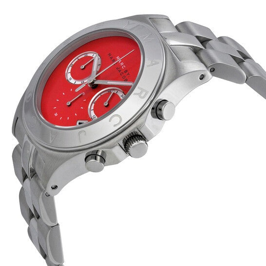 Marc Jacobs Blade Orange Dial Silver Steel Strap Watch for Women - MBM3306 Buy Now By Marc Jacobs